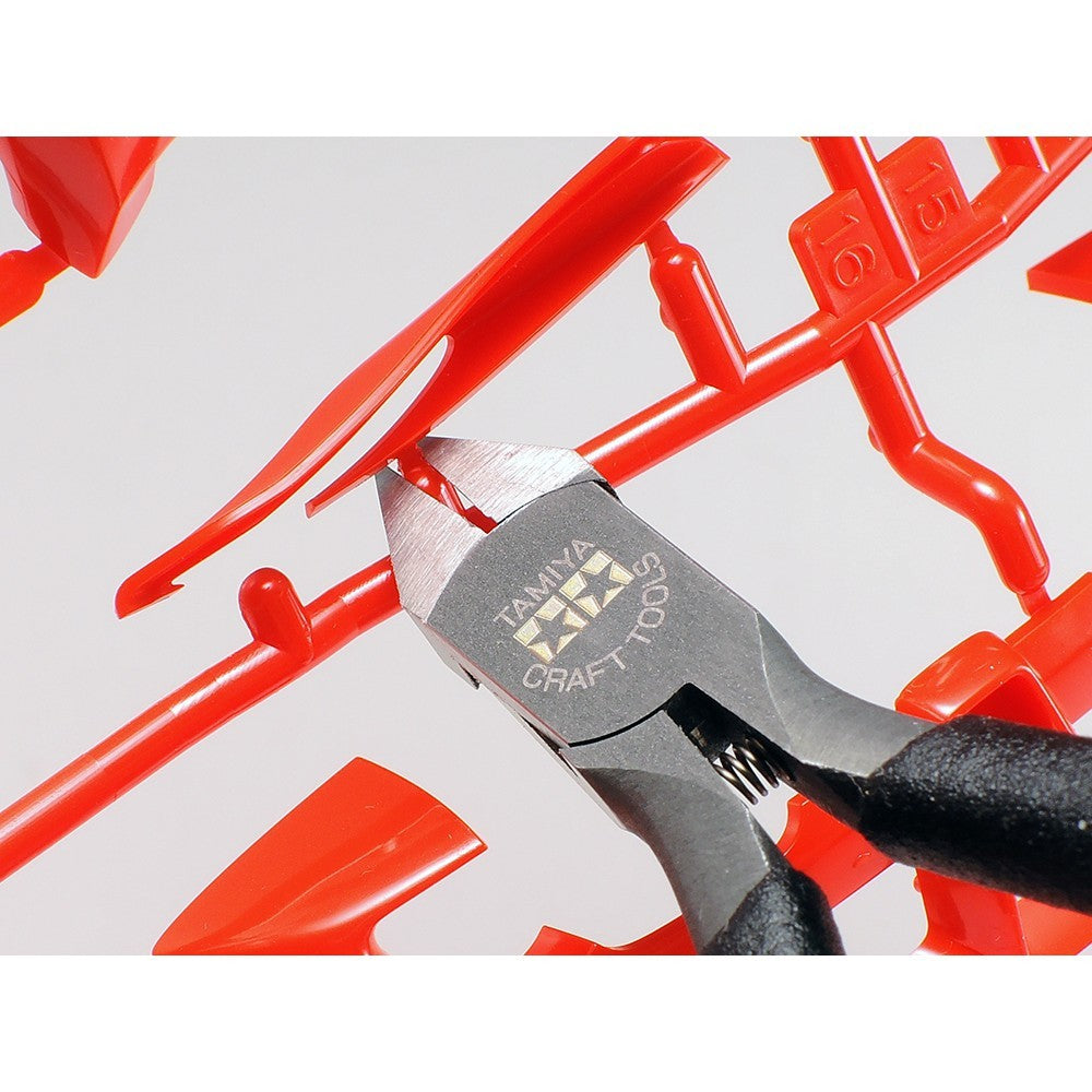 Tamiya Hobby Nipper Tools– Sharp Pointed Side Cutter Nipper for Gundam & Models (74035 / 74123)