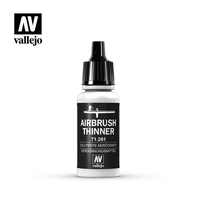 VALLEJO AUXILIARIES THINNER & VARNISH & MEDIUM Safe Pre-thinned Acrylic Hobby Paint 17ML for Hand Brushing & Airbrushing