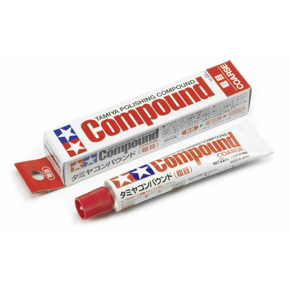 Tamiya Polishing Compound & HobbyMio Putty – for Hobby Plastic Models Car Motorbike Scale Models