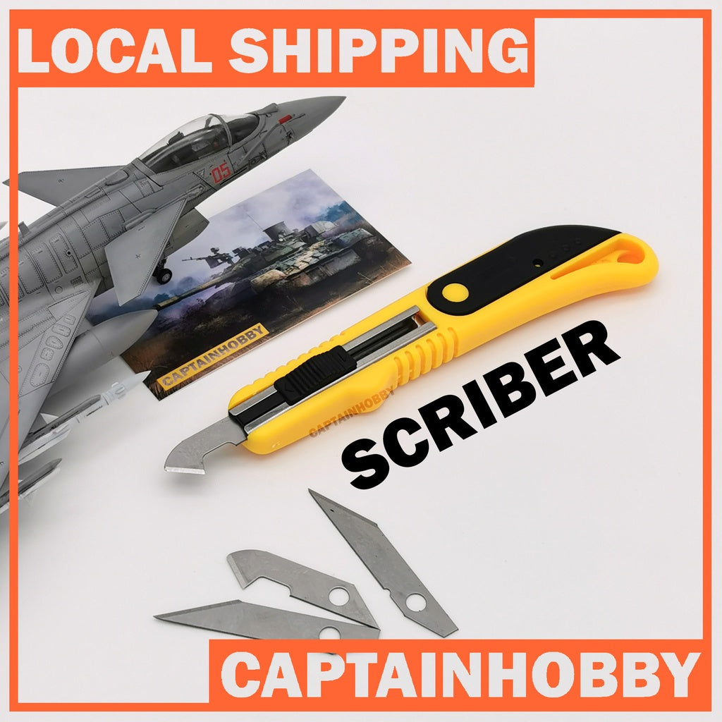 Plastic Scriber Panel Line Engraver Hobby Tool by Manwah for Gunpla Gundam Tamiya Scale Model making