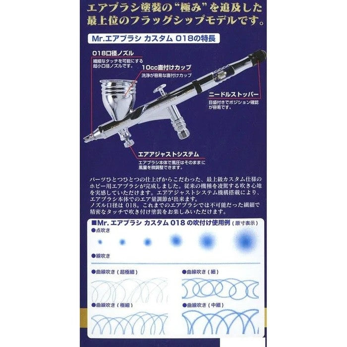 MR. AIRBRUSH PS771 GSI Creos Mr. Airbrush Custom 0.18mm Professional mr hobby with for Gundam Gunpla Scale Models Tamiya