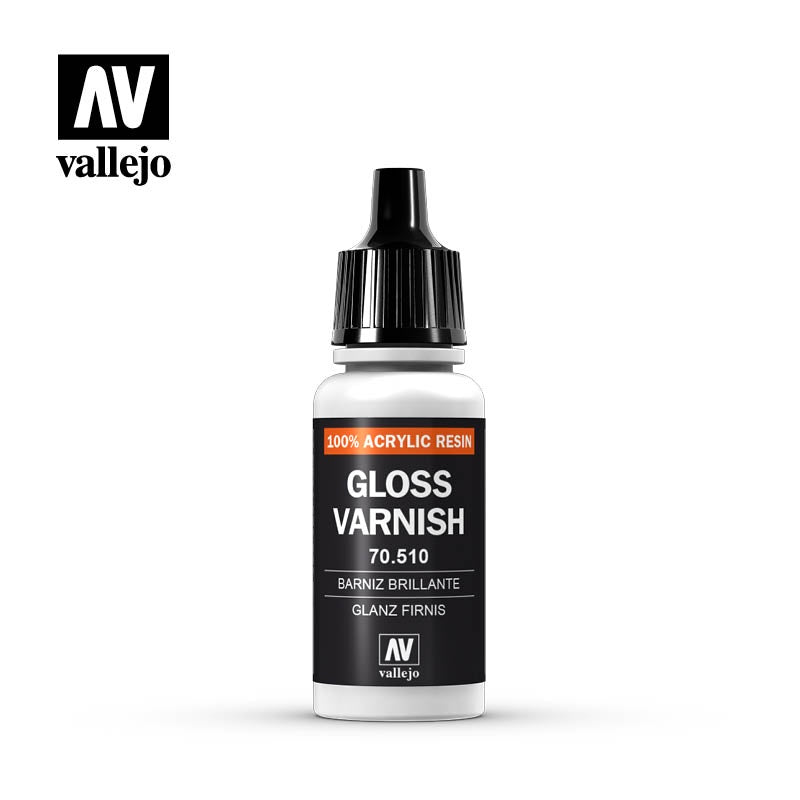 VALLEJO AUXILIARIES THINNER & VARNISH & MEDIUM Safe Pre-thinned Acrylic Hobby Paint 17ML for Hand Brushing & Airbrushing