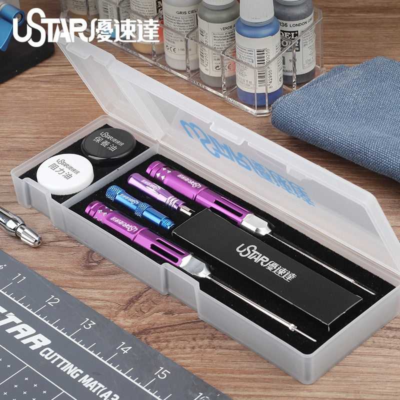 Professional Airbrush Cleaning Kits Compitable by with Tamiya Mr. Hobby Iwata Harder & Steenbeck Infinity Paasche Badger