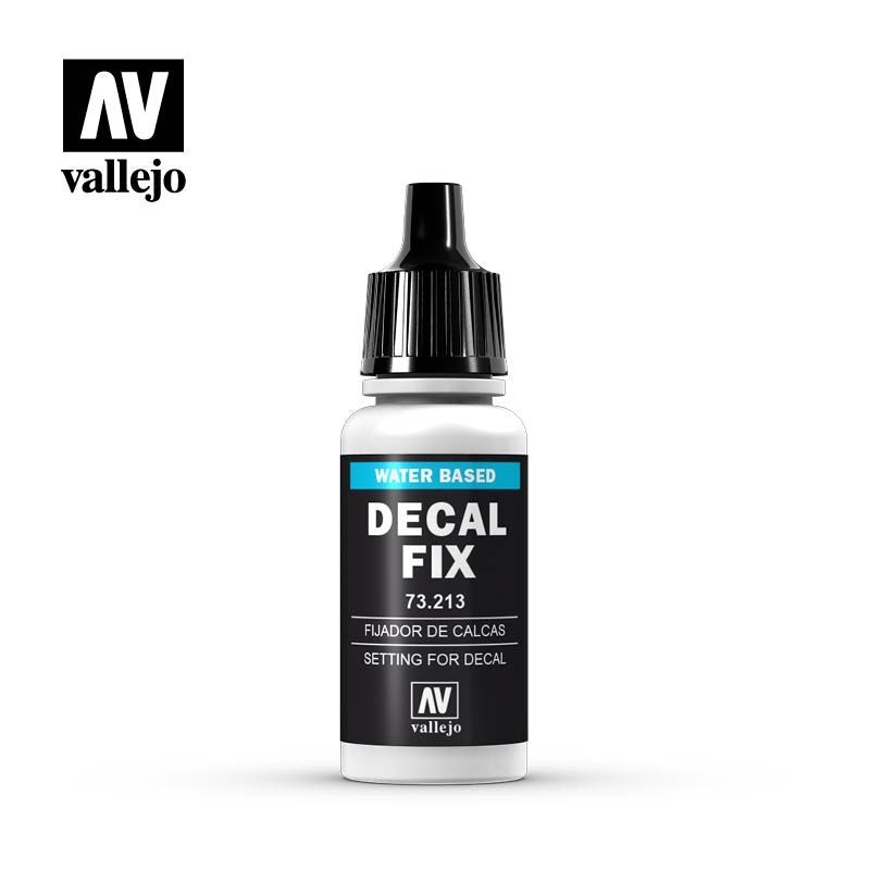 VALLEJO DECAL FIX AV73213 Safe Pre-thinned Acrylic Hobby Paint 17ML for Hand Brushing & Airbrushing