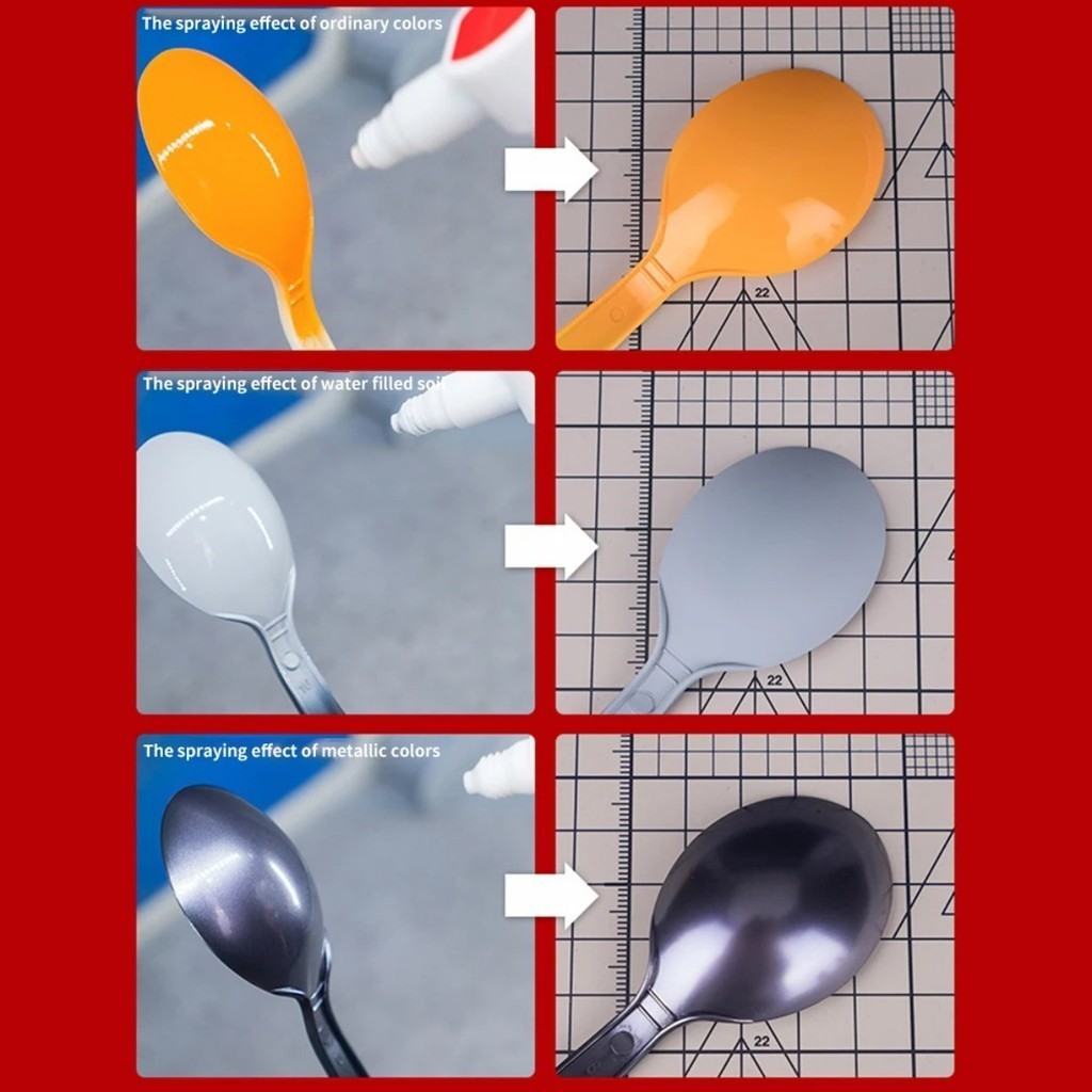 Wash Free Airbrush HM-160 – Easy Modular Spray Gun by HobbyMio for Model Kits & DIY Crafts