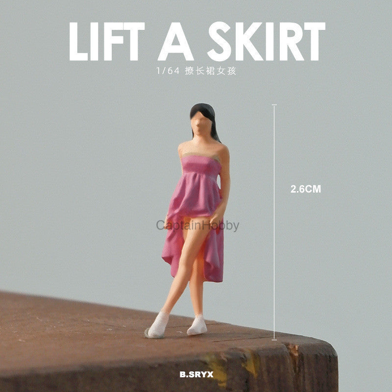 Miniature Figures 1/64 Scale – Realistic People Figurines for Die-Cast Model Cars & Diorama Props