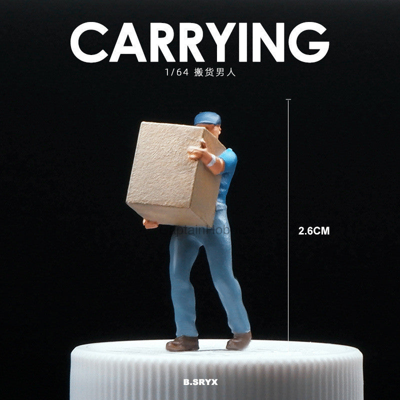 Miniature Figures 1/64 Scale – Realistic People Figurines for Die-Cast Model Cars & Diorama Props