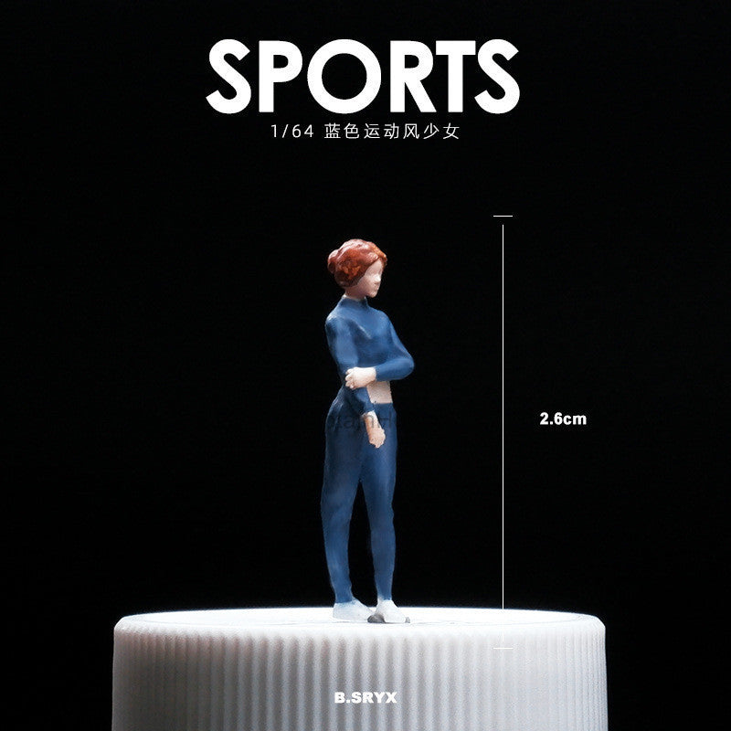 Miniature Figures 1/64 Scale – Realistic People Figurines for Die-Cast Model Cars & Diorama Props