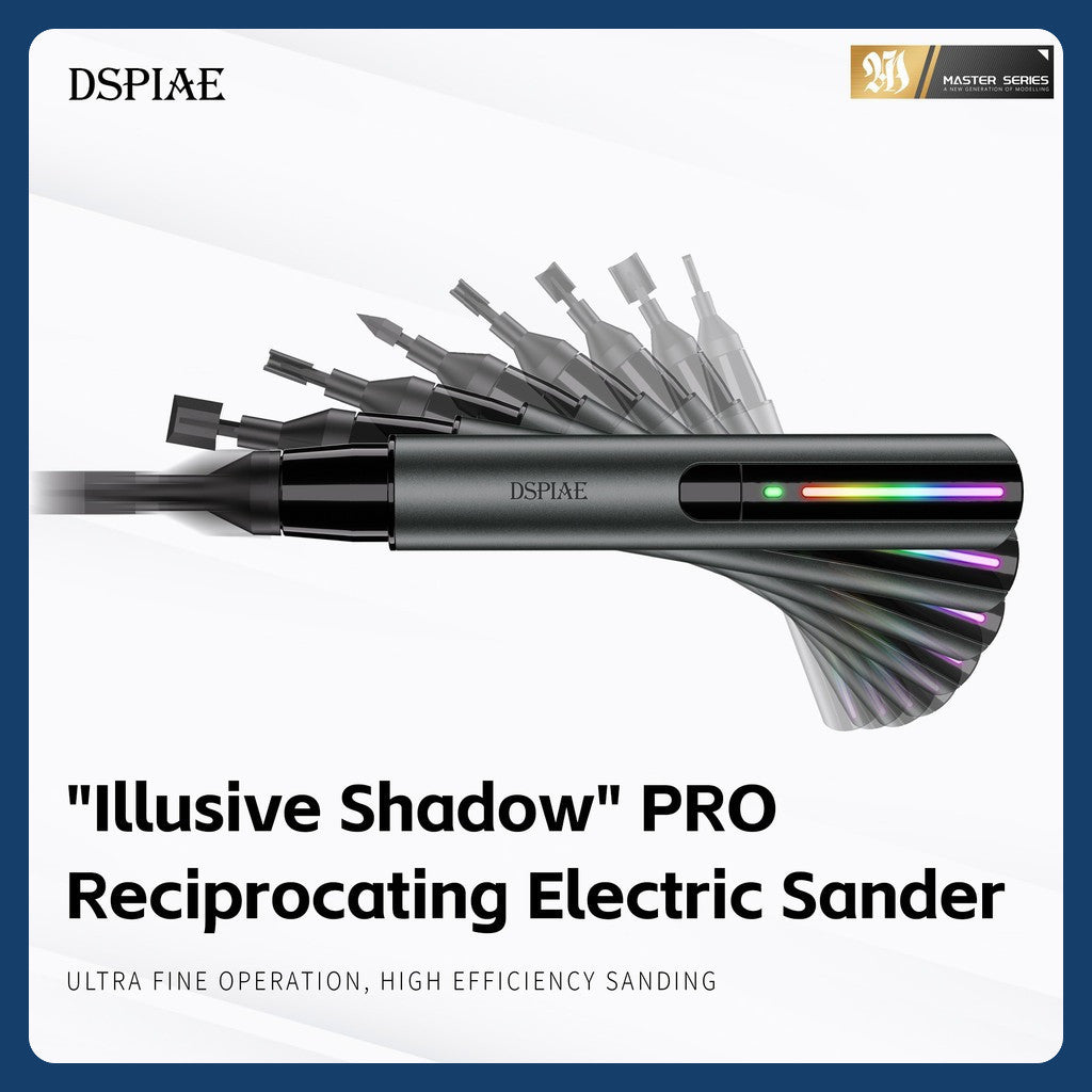 DSPIAE ES-A PRO Reciprocating Electric Sander Pen for Gundam Gunpla Model Kit Sanding Tools