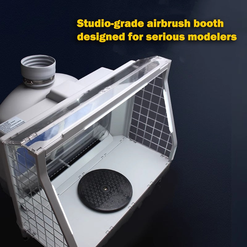 Studio-Grade Water Curtain Spray Booth – Water Curtain System for Pro Gunpla & Scale Models Painting