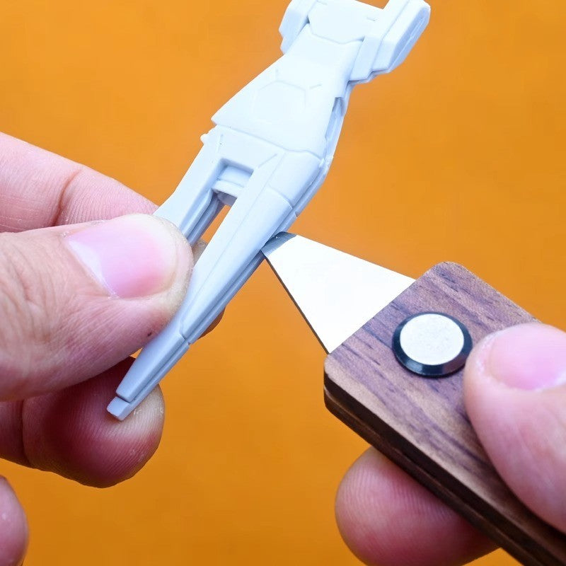 Premium Model Part Separator Tool with Walnut Handle | Gundam Hobby Disassembler with Fine Tip Blade