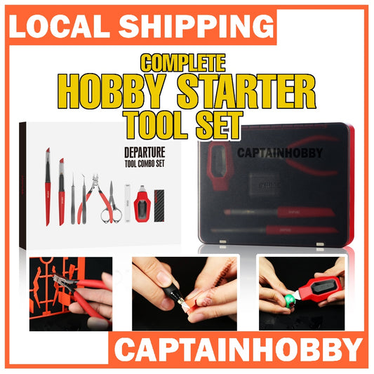 Premium 21-in-1 Hobby Tools Set DSPIAE – Side Cutter, Knife, File, Tweezer for Gunpla, Gundam Models