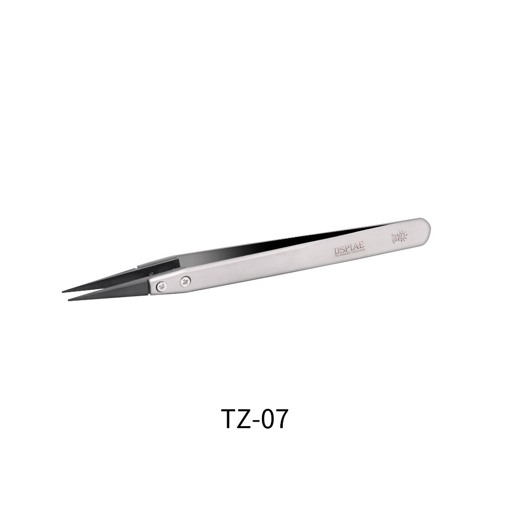 DSPIAE AT-TZ Stainless Steel Tweezers Clamp Pliers for Gunpla Gundam Plastic Model Assembly Tool