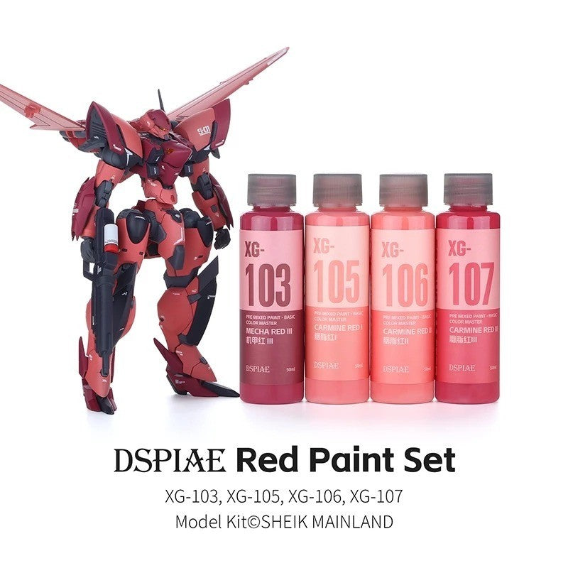 🇸🇬 DSPIAE Pre-Mixed Acrylic Paint 50ml– Water-Based Colors for Model & Gundam Airbrushing & Painting