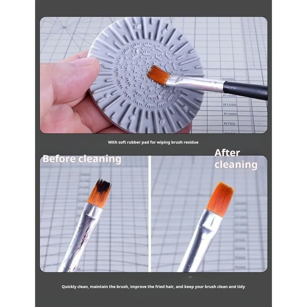 🇸🇬 Electric Brush Cleaning Machine by USTAR UA-90931 – Auto Paint Brush Washer for Model & Gundam