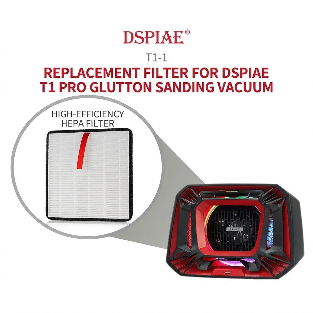 DSPIAE T1 Pro Glutton HEPA Filter T1-F01 Replacement Filter