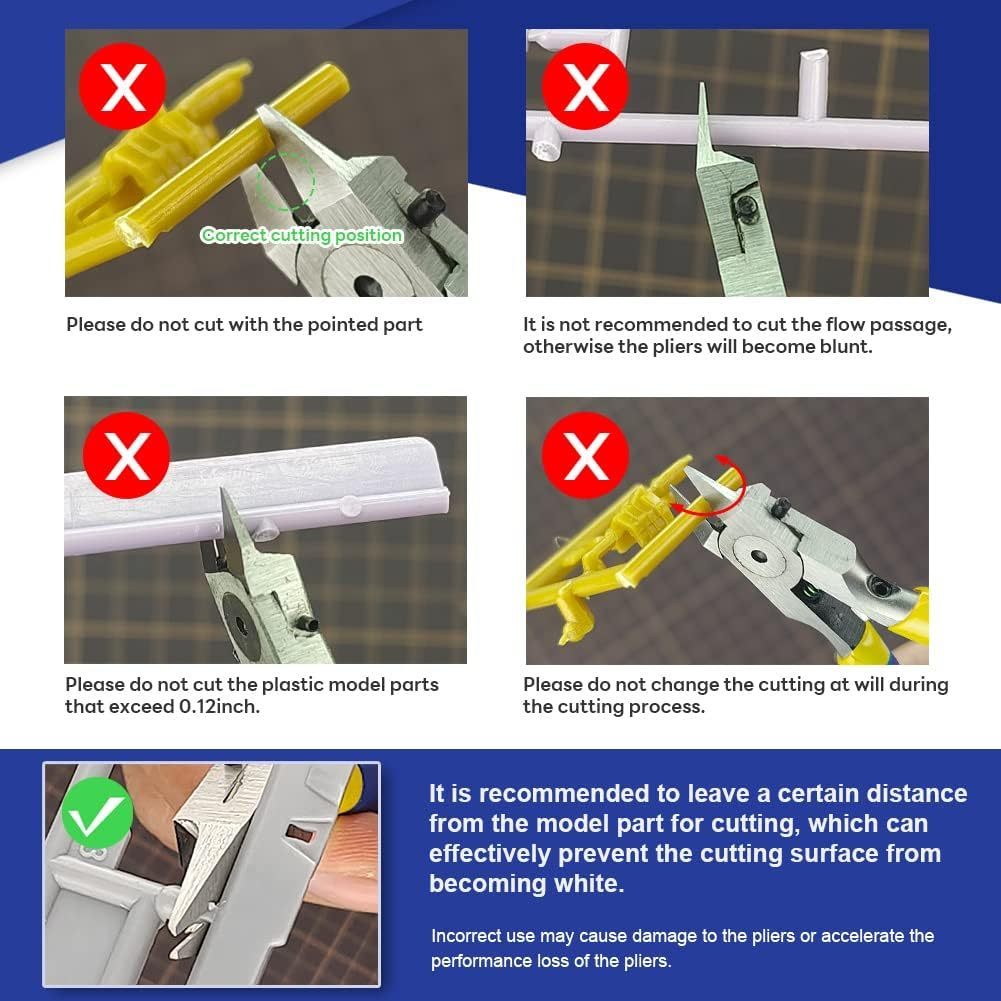 STEDI MS-104 Single Blade Nipper for Gunpla Plastic Model Sprue Cutter Precision Side Cutter Tool