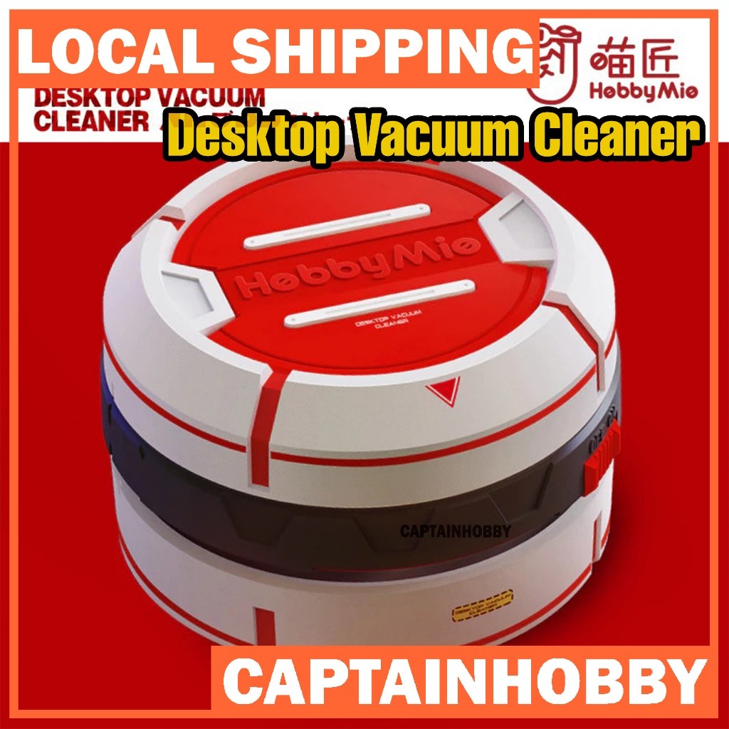 HobbyMio Desktop Vacuum Cleaner – Mini Table Dust & Debris Cleaner for Model Building, Gunpla