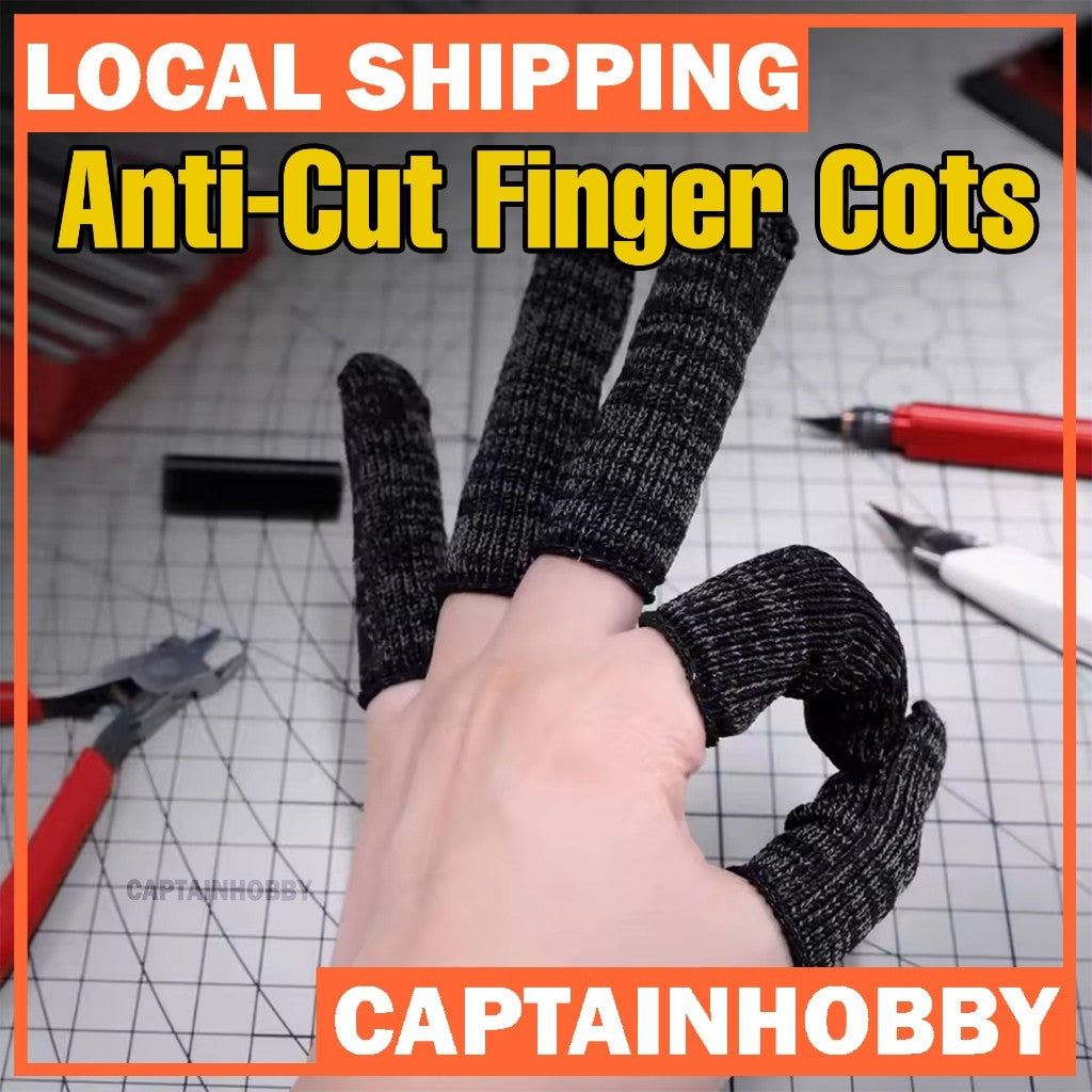 DSPIAE CF-01 Protective Finger Cots Anti-Cut Finger Sleeves for Plastic Model Assembly Gunpla DIY