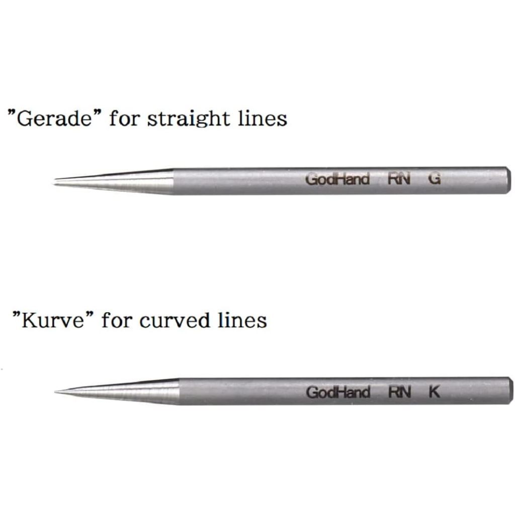 GodHand Riegel Needle Set GH-RN-Set – Engraver & Scriber Tool for Plastic Models, Gunpla, Gundam Kit