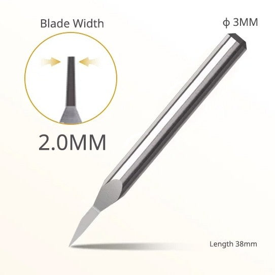 Premium Ultra-Hard Tungsten Steel Engraver Chisel Push Broach for Gundam Gunpla Panel Line Scribing