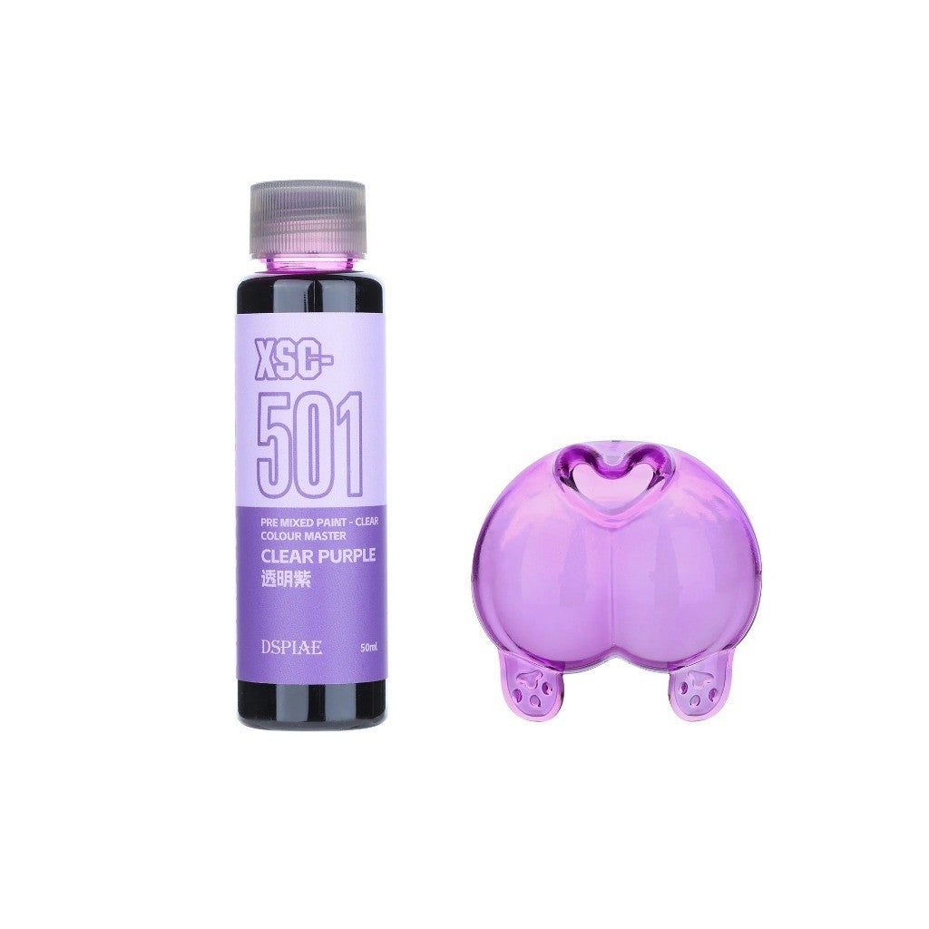 DSPIAE XSC Transparent Water-Based Airbrush Paint 50ml Pre-Thinned Colours for Gunpla & Model Kits