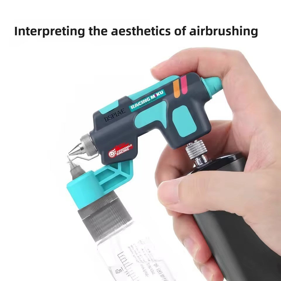DSPIAE x Racing Miku 2026 2-in-1 Airbrush Set for Marker Pens & Paint Gunpla Model Painting