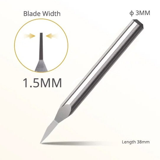 Premium Ultra-Hard Tungsten Steel Engraver Chisel Push Broach for Gundam Gunpla Panel Line Scribing