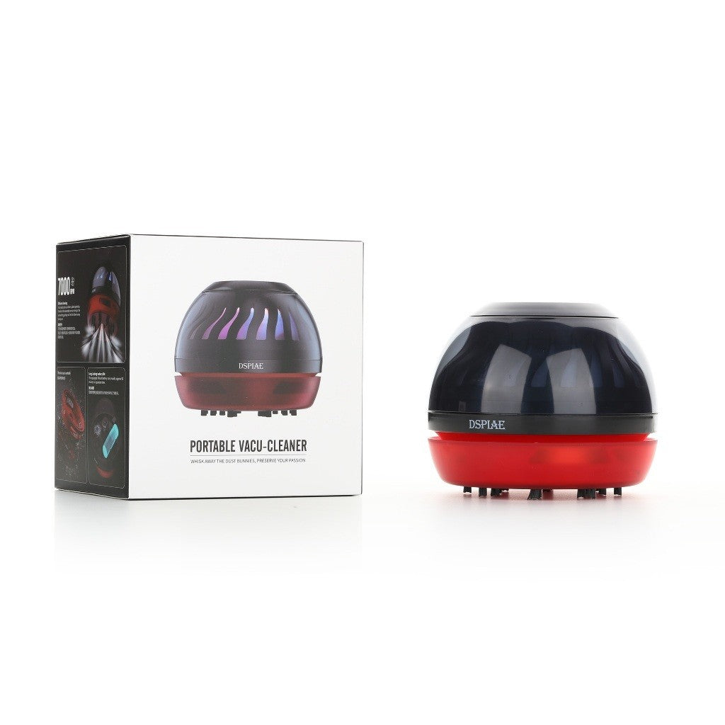 DSPIAE HC-W Mini Desktop Vacuum Cleaner with RGB Light for Gunpla Model Kit Dust & Debris Cleaning