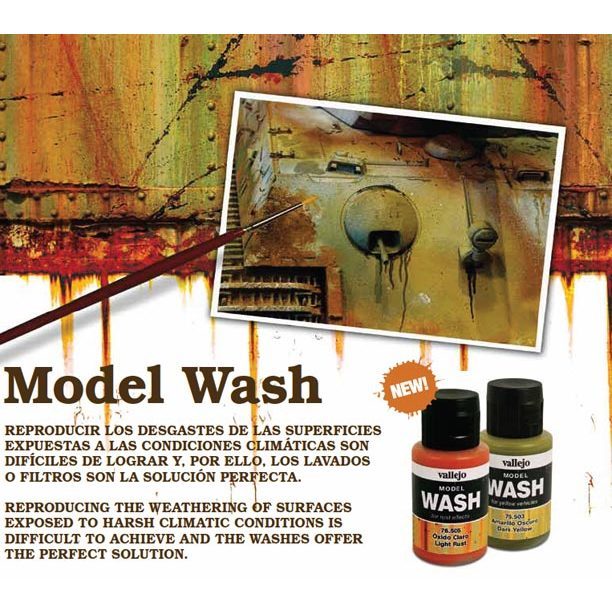 Vallejo Model Wash Grey 35ml #76516