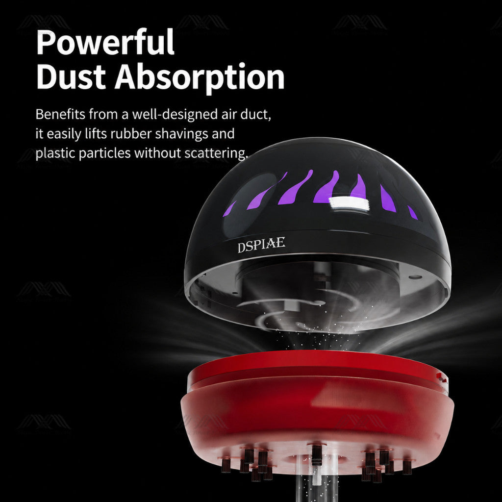 DSPIAE HC-W Mini Desktop Vacuum Cleaner with RGB Light for Gunpla Model Kit Dust & Debris Cleaning