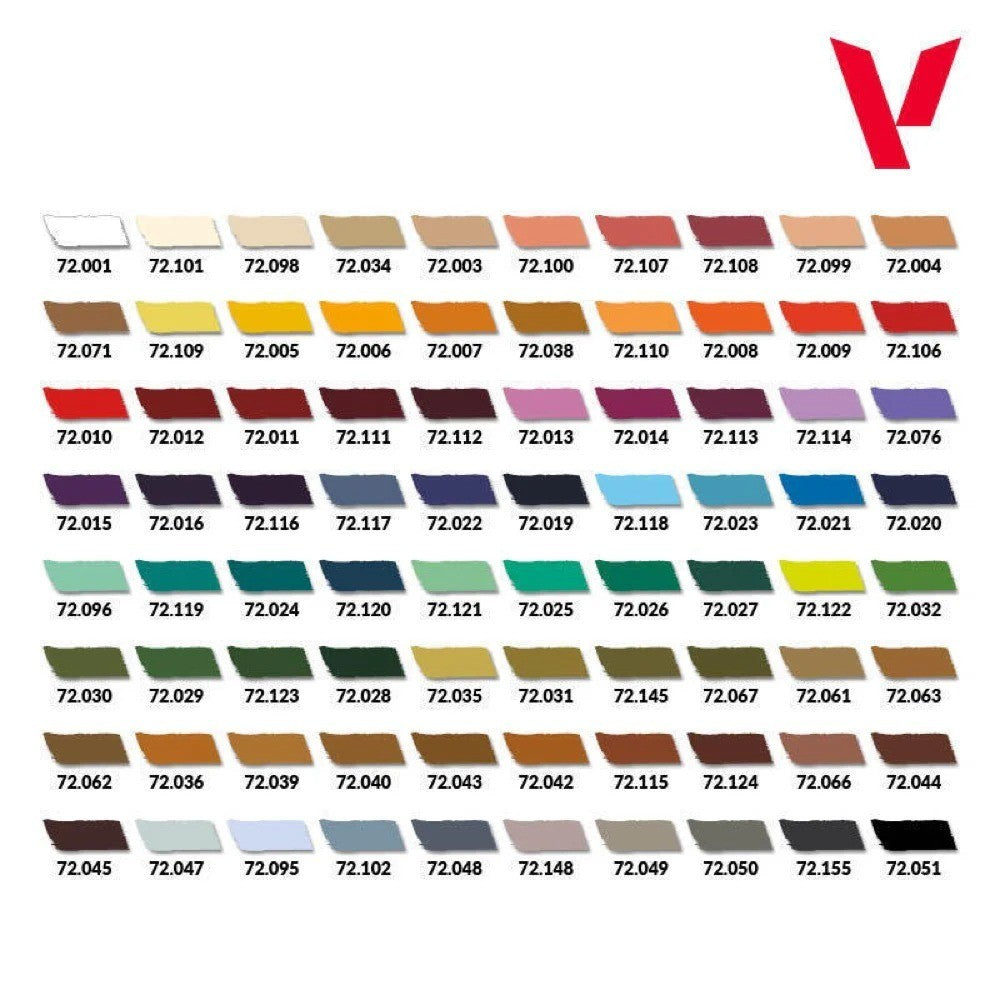 Vallejo Game Color Foundation Case AV72180 – Complete 80-Color Acrylic Paint Box Set