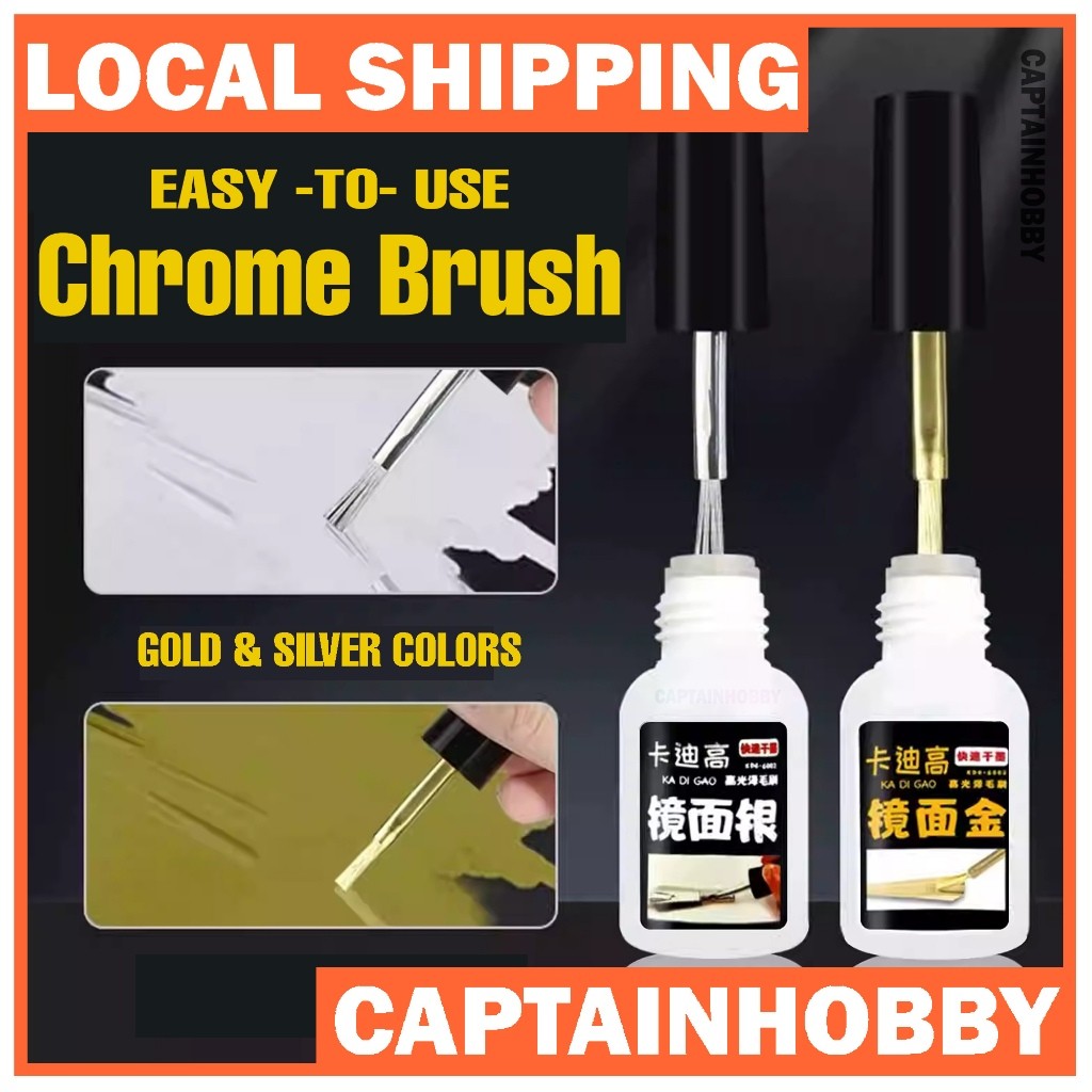 Mirror Chrome Paint Pen Gold Silver – High Gloss Metal Coloring for Stainless Steel DIY