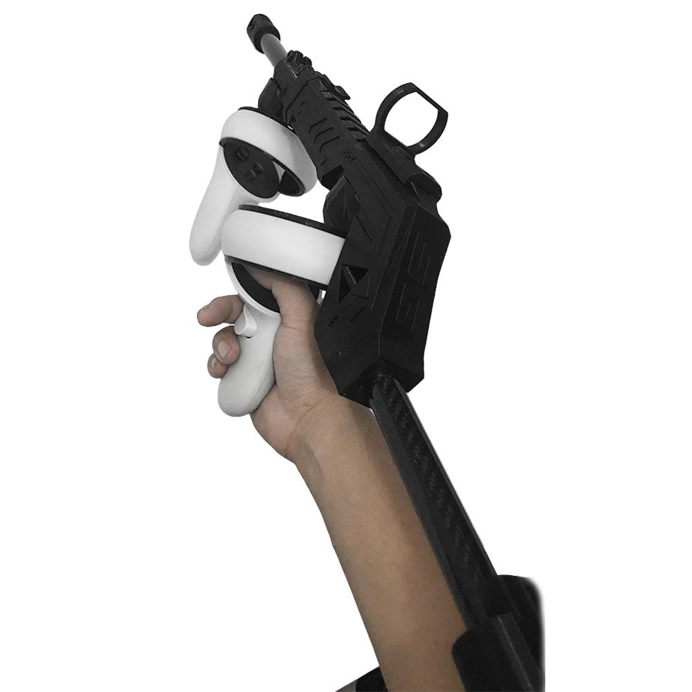 Magnetic Gun Stock Game Controller for Oculus Quest 2, Game stabilizer for Quest 2 with Strap Enhanced Game Experience