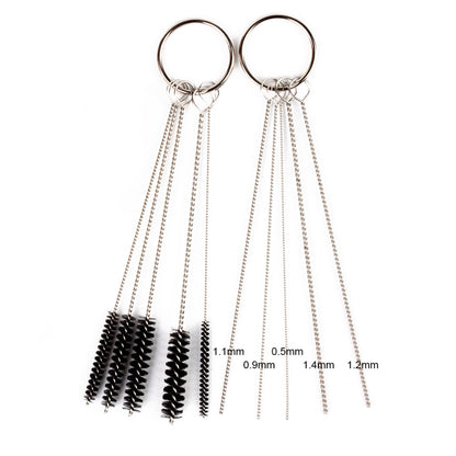 Practical Airbrush Cleaning Set 11 Pieces Needles Spray Gun Tools for Gunpla and Scale Model