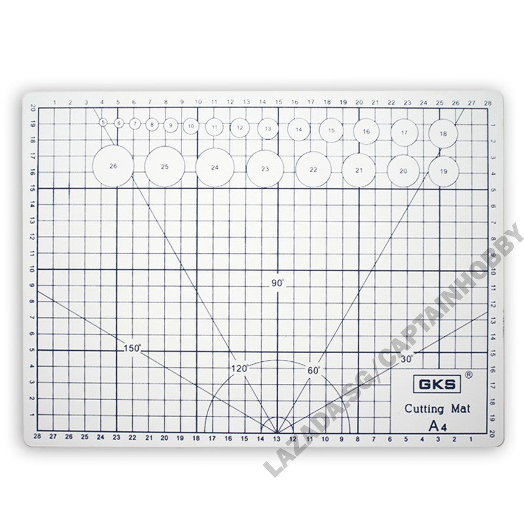 Double Sided Self Healing A4 Cutting Mat for Gundam Gunpla and Hobby Scale Model