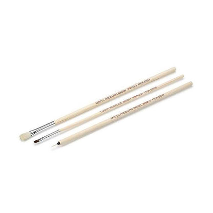 Tamiya Modeling Brush Basic Set 87066 87067 for Hand Brushing Painting Gundam Figures & Dioramas Miniature
