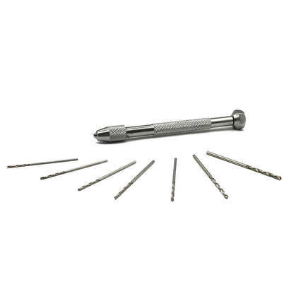 Hobby Pin Vise Hand Drill 0.2–3.0mm by Manwah – For Gunpla, Gundam, Tamiya, Scale Model Building