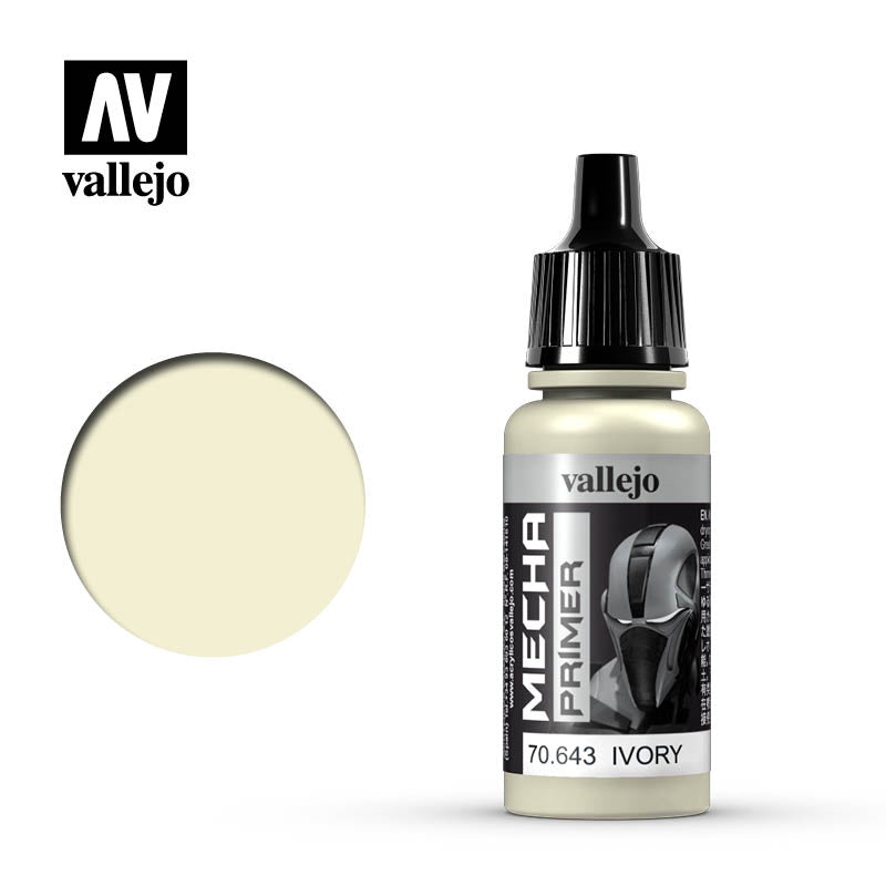 VALLEJO MECHA COLOR/ BASE I 70.640-70.644 Safe Pre-thinned Ready-2-spray Primer Basecoat Acrylic Hobby Gunpla Paint 17ML