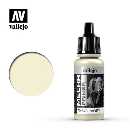 VALLEJO MECHA COLOR/ BASE I 70.640-70.644 Safe Pre-thinned Ready-2-spray Primer Basecoat Acrylic Hobby Gunpla Paint 17ML