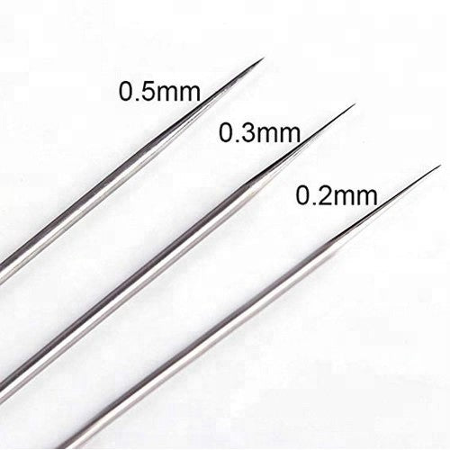 Airbrush Replacement Needle Nozzle Parts – 0.2mm / 0.3mm / 0.5mm for Model Painting & Airbrushing
