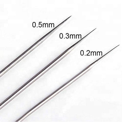 Airbrush Replacement Needle Nozzle Parts – 0.2mm / 0.3mm / 0.5mm for Model Painting & Airbrushing