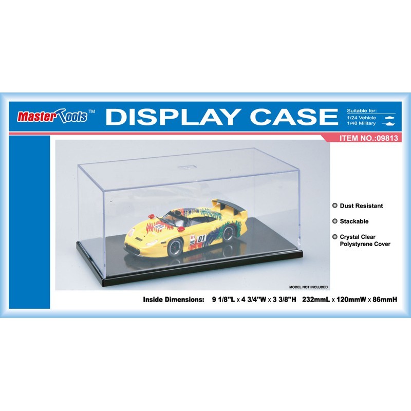 Hobby Scale Model Display Case Vitrine by Trumpeter HobbyBoss Compitable for Model Car and Bikes