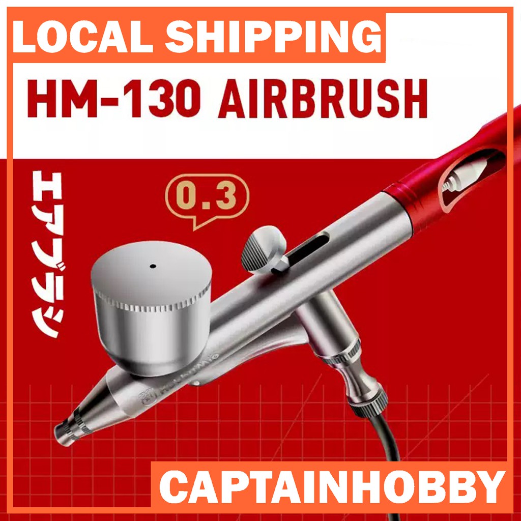 Professional Hobby Airbrush 0.3MM Double Actions by HobbyMio for Gundam Gunpla  and Scale Models