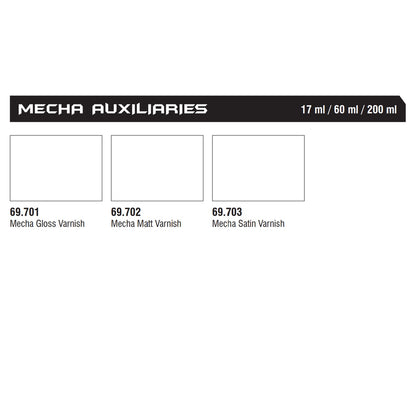 VALLEJO MECHA COLOR/ VANISH I 69.701-69.703 26.701-26.703 Safe Pre-thinned Ready-to-spray Acrylic Hobby Gunpla Paints