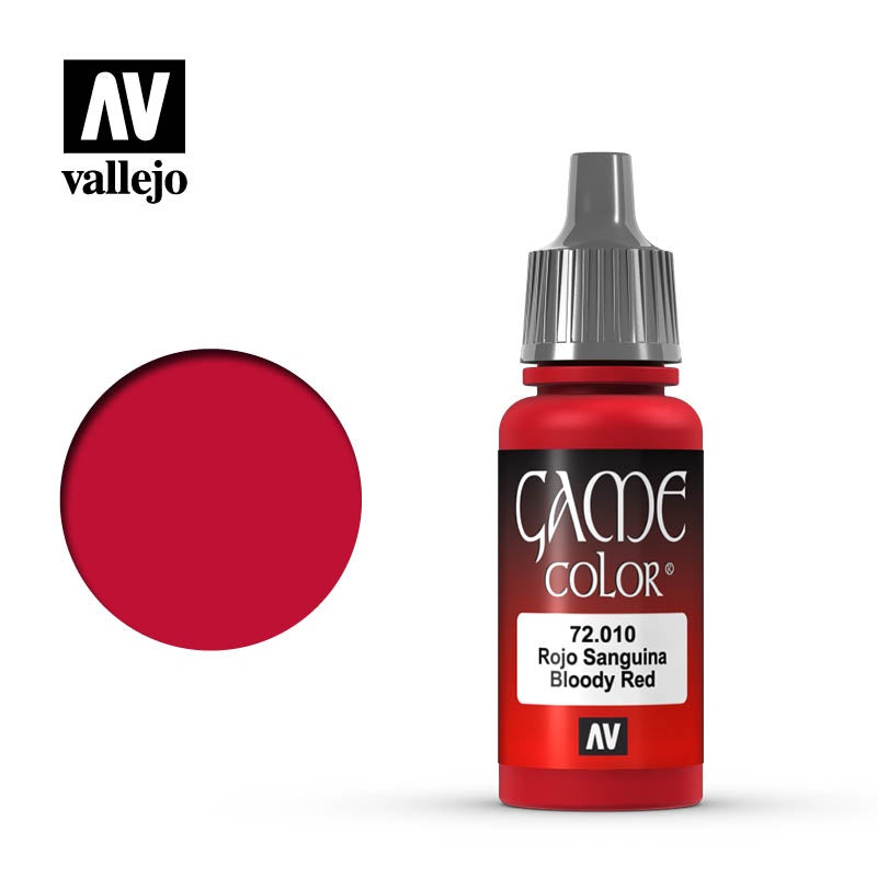 VALLEJO GAME COLOR I 72.001-72.018 Safe Pre-thinned Ready-to-spray Water-based Hobby Paint 17ML