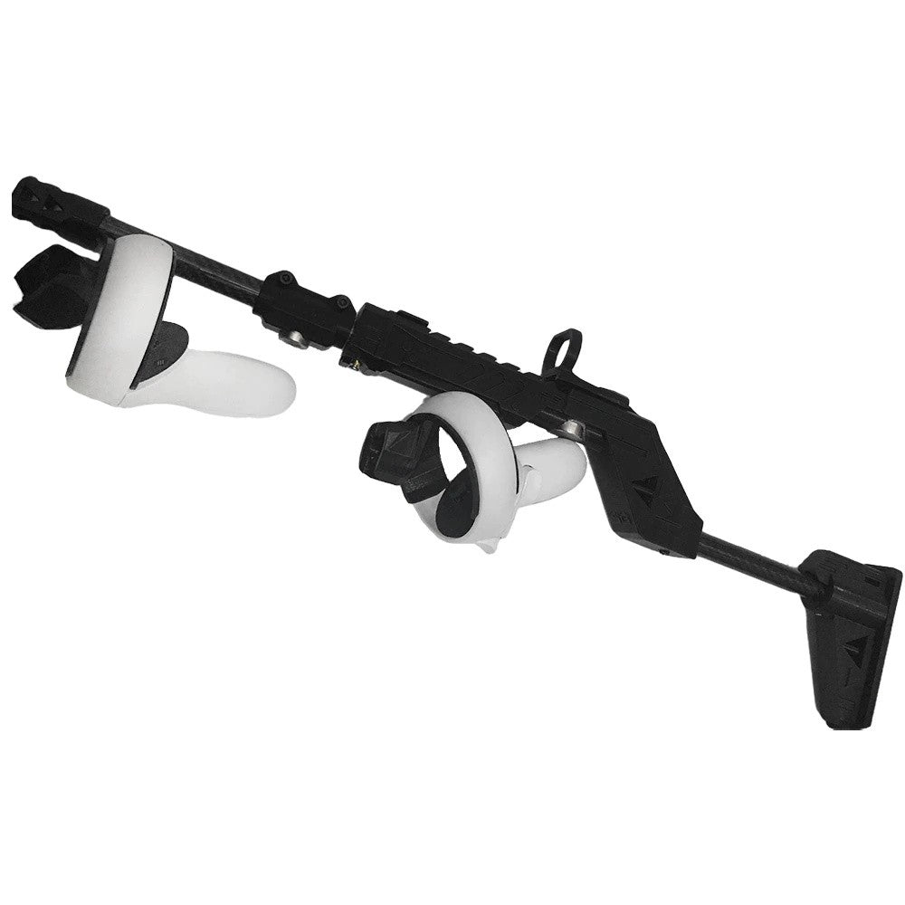 Magnetic Gun Stock Game Controller for Oculus Quest 2, Game stabilizer for Quest 2 with Strap Enhanced Game Experience