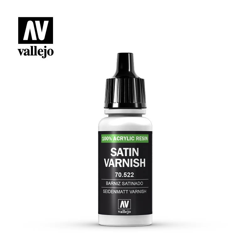VALLEJO AUXILIARIES THINNER & VARNISH & MEDIUM Safe Pre-thinned Acrylic Hobby Paint 17ML for Hand Brushing & Airbrushing