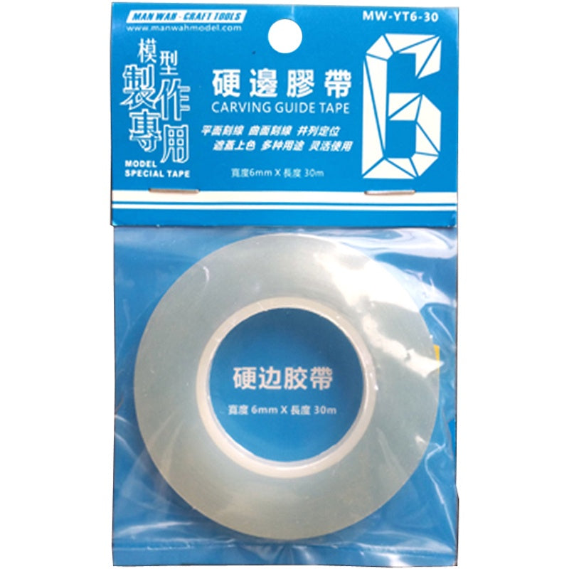 Panel Line Carving Tool & Guide Tape – Scriber + Hard Edge Tape 3mm / 6mm for Gunpla Model Detailing