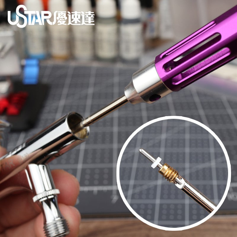 Professional Airbrush Cleaning Kits Compitable by with Tamiya Mr. Hobby Iwata Harder & Steenbeck Infinity Paasche Badger